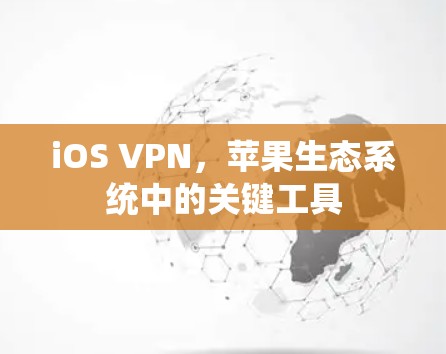 iOS VPN，苹果生态系统中的关键工具