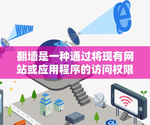 翻墙是一种通过将现有网站或应用程序的访问权限转移到另一个网站或服务器的方法，旨在扩展访问范围或避免访问不希望的网站。以下是对翻墙的详细分析