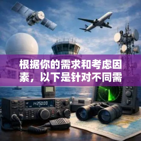 根据你的需求和考虑因素，以下是针对不同需求的推荐