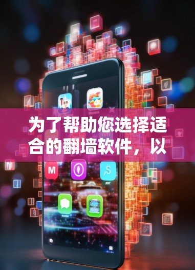 为了帮助您选择适合的翻墙软件，以下是一个分步推荐和综合推荐列表