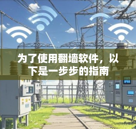 为了使用翻墙软件，以下是一步步的指南