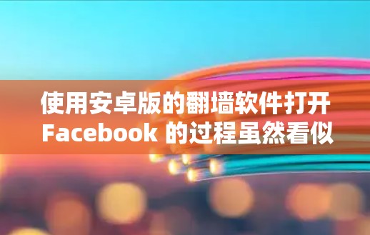 使用安卓版的翻墙软件打开 Facebook 的过程虽然看似简单，但需要仔细操作和调整以确保最佳效果。以下是详细的步骤指南