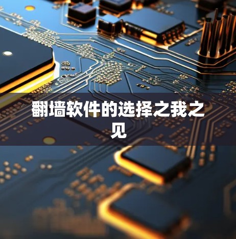 翻墙软件的选择之我之见