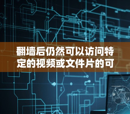 翻墙后仍然可以访问特定的视频或文件片的可能途径包括以下几种