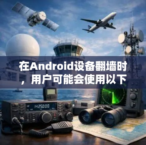在Android设备翻墙时，用户可能会使用以下软件来访问需要在电脑上访问的资源或应用