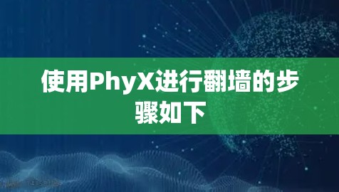使用PhyX进行翻墙的步骤如下