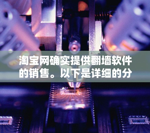 淘宝网确实提供翻墙软件的销售。以下是详细的分析