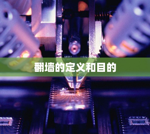 翻墙的定义和目的