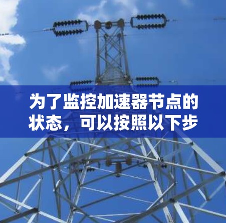 为了监控加速器节点的状态，可以按照以下步骤进行