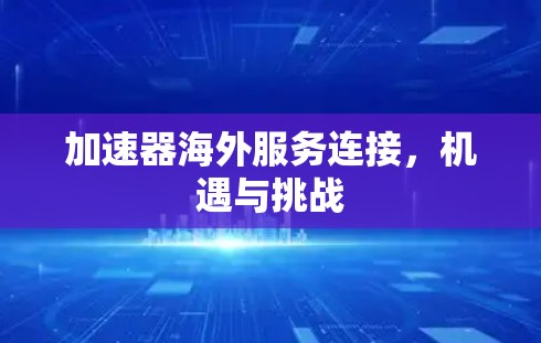 加速器海外服务连接，机遇与挑战