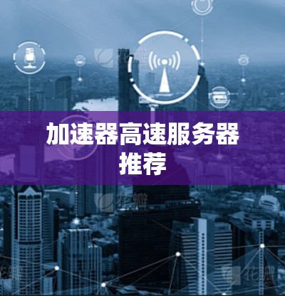 加速器高速服务器推荐