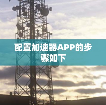 配置加速器APP的步骤如下