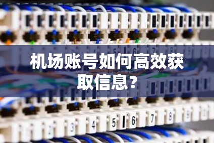 机场账号如何高效获取信息？