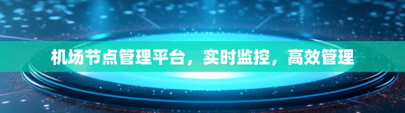 机场节点管理平台，实时监控，高效管理
