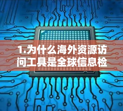 1.为什么海外资源访问工具是全球信息检索领域的领导者？