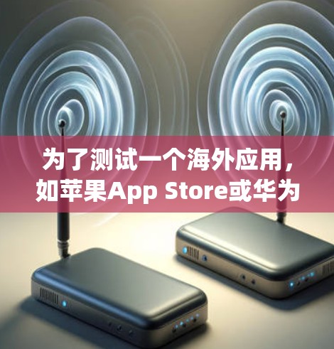 为了测试一个海外应用，如苹果App Store或华为应用，可以采用以下步骤