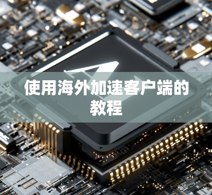 使用海外加速客户端的教程