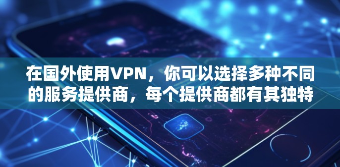 在国外使用VPN，你可以选择多种不同的服务提供商，每个提供商都有其独特的特点和优势。以下是一些常见的国外VPN推荐，供你参考