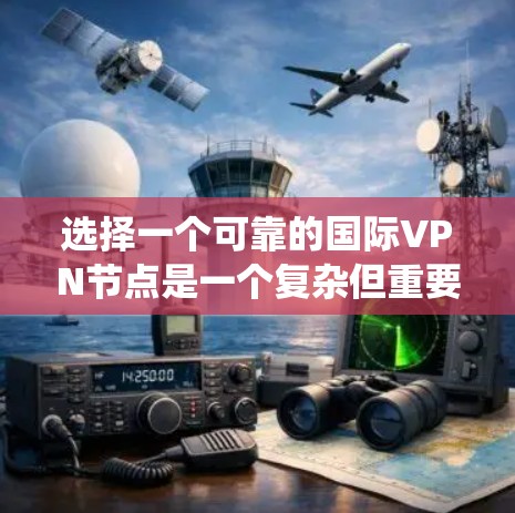 选择一个可靠的国际VPN节点是一个复杂但重要的任务，涉及法律、安全性和用户体验等多个方面。以下是系统地整理的步骤和推荐