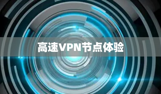 高速VPN节点体验