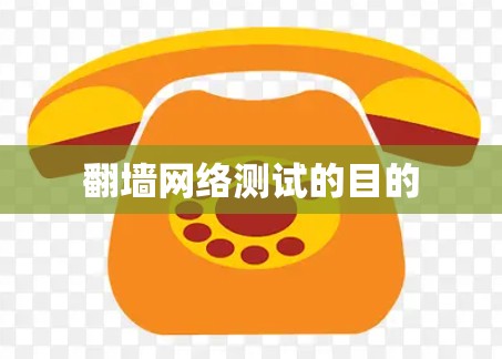 翻墙网络测试的目的