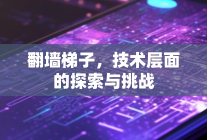 翻墙梯子，技术层面的探索与挑战