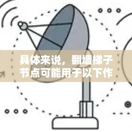 具体来说，翻墙梯子节点可能用于以下作用