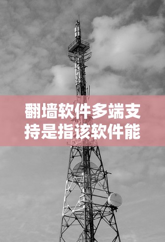 翻墙软件多端支持是指该软件能够支持在多个设备或端口之间切换或访问互联网服务，例如在移动设备和电脑之间切换网络连接。以下是几种常见的翻墙软件及其多端支持情况