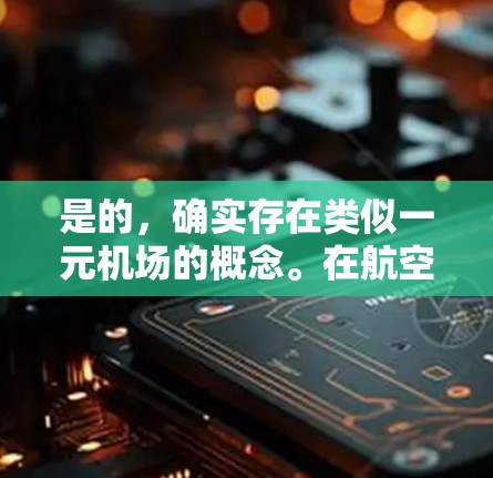 是的，确实存在类似一元机场的概念。在航空和交通领域中，一元机场是一种特殊的机场设计，其核心特点在于一字形的设计和单一的运营点，从而实现旅客的快速流动和机场的高效运营。以下是我对类似一元机场的详细分析