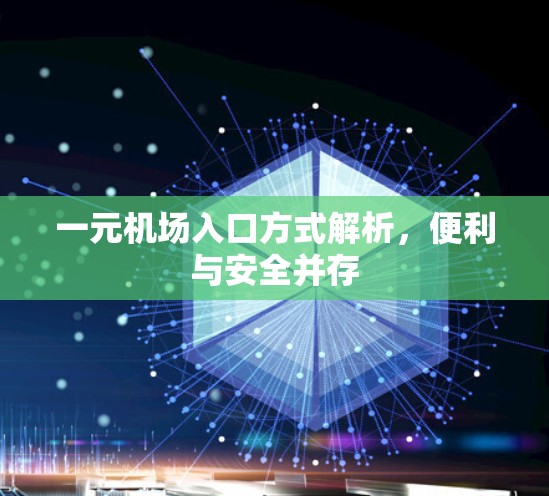 一元机场入口方式解析，便利与安全并存