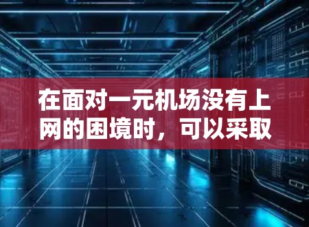 在面对一元机场没有上网的困境时，可以采取以下步骤来解决问题
