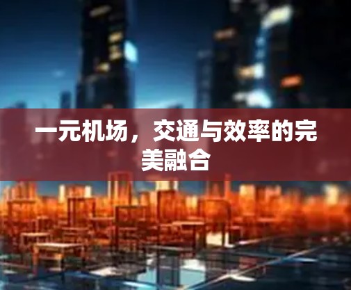 一元机场，交通与效率的完美融合
