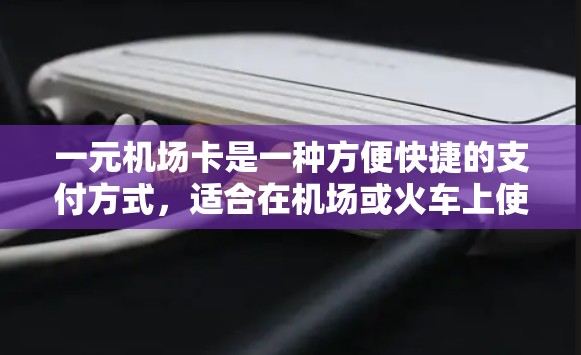 一元机场卡是一种方便快捷的支付方式，适合在机场或火车上使用。以下是详细的使用步骤
