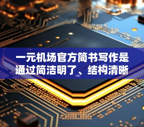 一元机场官方简书写作是通过简洁明了、结构清晰的格式，准确传达一元机场的信息和亮点。以下是一元机场官方简书的写作指南