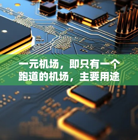 一元机场，即只有一个跑道的机场，主要用途包括提高飞行效率、减少机场空闲时间、优化风速适应性、利用更多资源以及提高飞行者的灵活性。以下是这些主要用途的详细解释